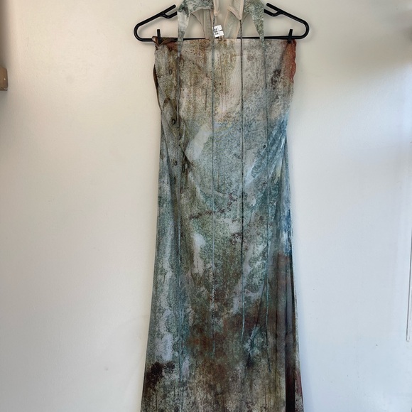 Jaded London Earthy Tones Backless Dress - Picture 3 of 7